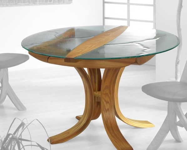 Table Ronde Epona Verre